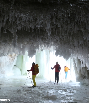 Ice Cave in Pictured Rocks National Lakeshore